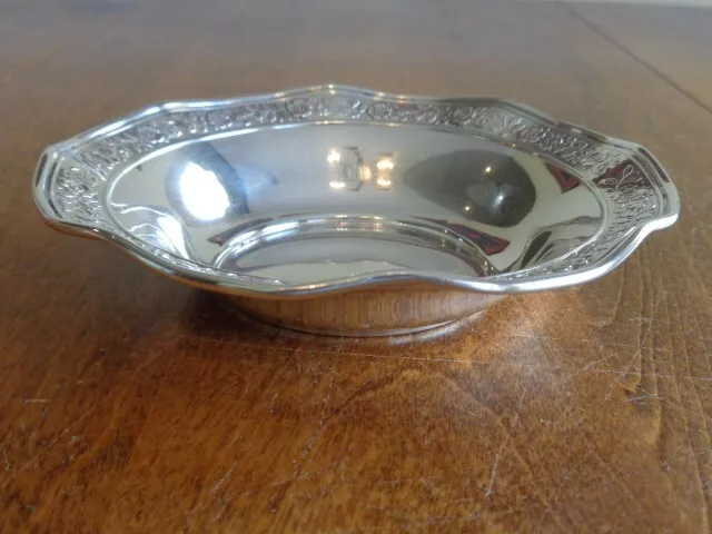 Antique Baker Manchester Sterling Silver Bon Bon Bowl