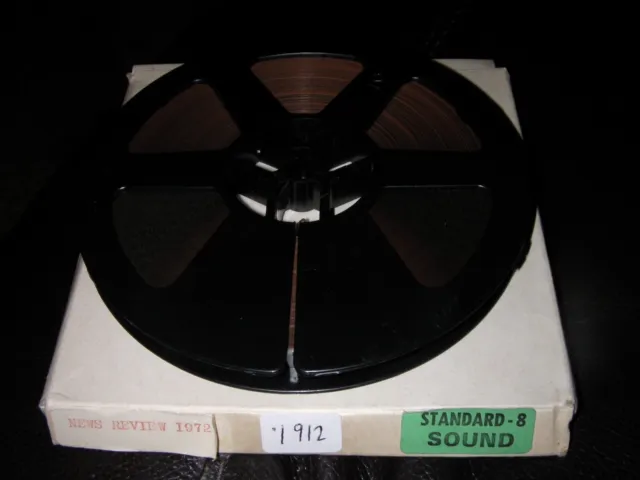 Standard 8mm - News Review 1972 - Sound - 200ft - *1912