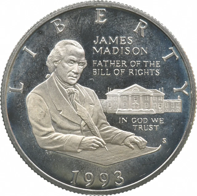 Proof 1993-S Bill Of Rights United States Mint HALF DOLLAR Commemorative *946