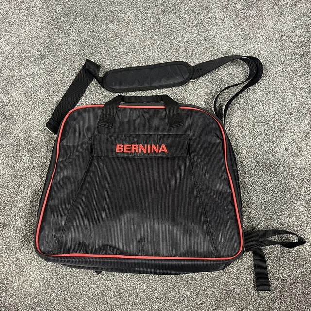 Bernina Black Red Trim Accessories Bag Backpack Or Shoulder Strap Laptop