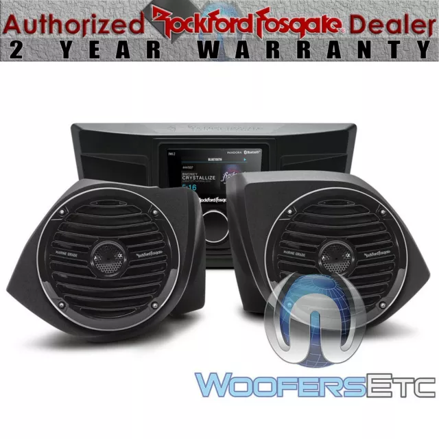 Rockford Fosgate Yxz-Stage2 Audio Upgrade Kit For Yamaha Yxz Pmx-2 Speakers New