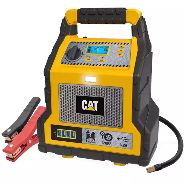 CAT 1000 Peak Amp Professioneller tragbarer Auto Power Jump Starter + Luftkompressor + USB