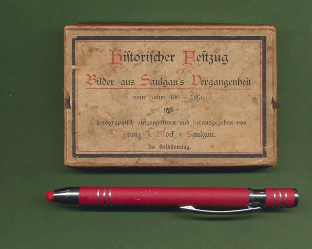 Saulgau 1896, 27 St. Fotos, historischer Festumzug, Heimatgeschichte Saulgau 1896, 27 St. Fotos, historischer Festumzug, Heimatgeschichte