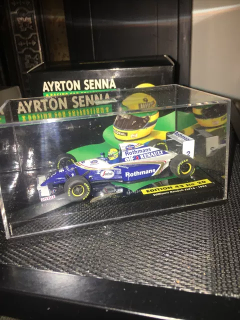 RARE MINICHAMPS 540 944312 WILLIAMS RENAULT FW16 1994 Ayrton Senna Ed 43 No.20