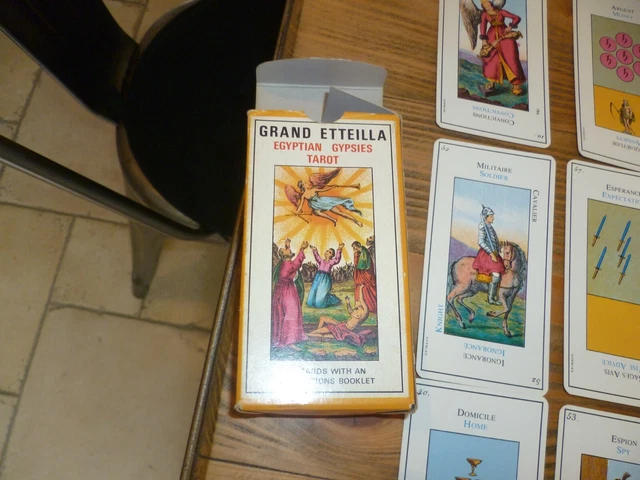 ANCIEN JEU DE tarot egyptien le grand etteilla divinatoire cartomancie