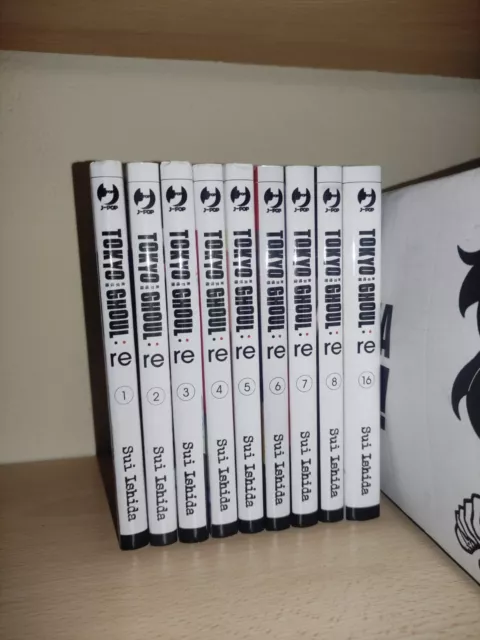 Lotto manga Tokyo Ghoul Re 1-8 + volume 16