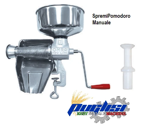 Passapomodoro/Spremipomodoro Manuale Omra Capacità Imbuto Lt 6 Modello - Foto 3