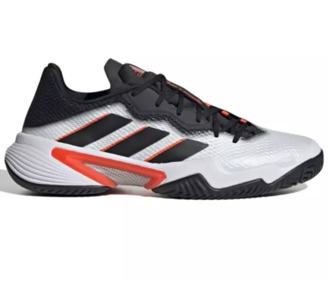 Adidas Barricade Herren Sneaker Sportschuhe Tennisschuhe Gr 46 weiss schwarz NEU