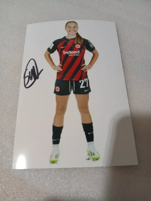 Signiertes Foto Sophie Nachtigall Eintracht Frankfurt Frauen NEU