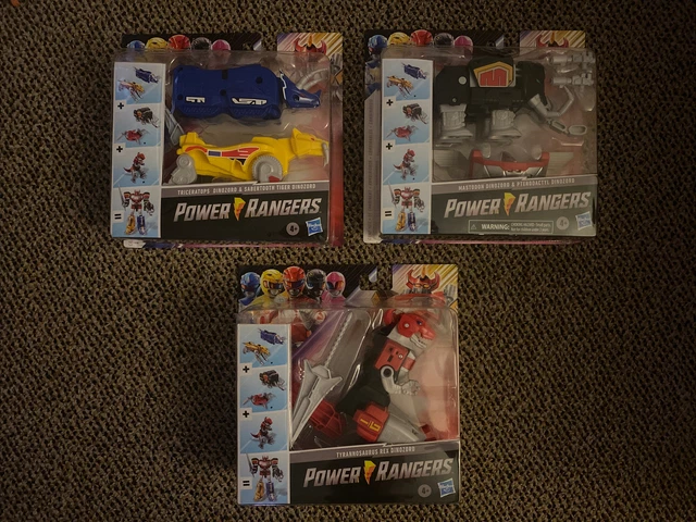 MMPR MIGHTY MORPHIN HASBRO Dinozords MEGAZORD 2020 Set Power Rangers ...