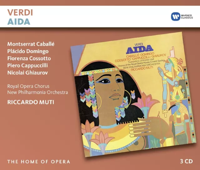 Riccardo/Caballé,Montserrat/Domingo,P. Muti - Aida 3 Cd Neu Verdi,Giuseppe