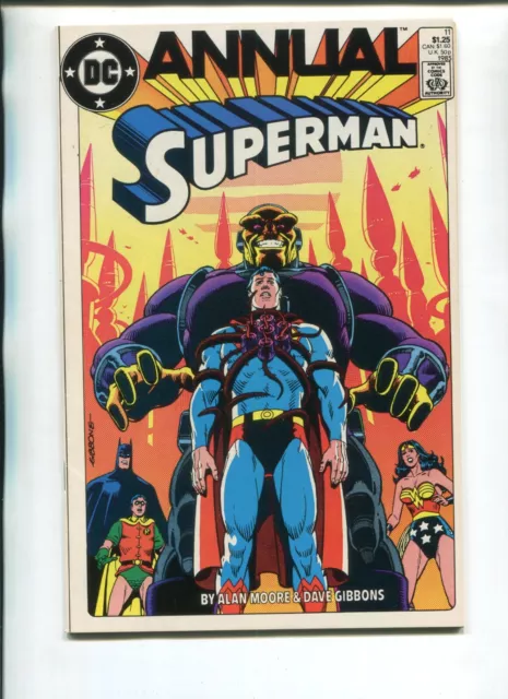 Superman Annual 11 Nm- V1 Dc 1985! Moore! 1St Black Mercy! Mongul! Batman!1! Wow