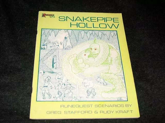 The Chaosium 1979 : Runequest : Snakepipe Hollow (1st edtion by Greg Stafford)