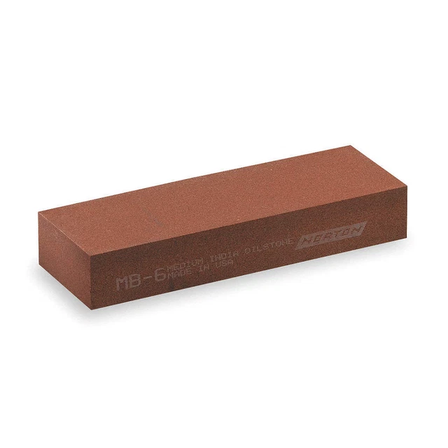 NORTON 61463685970 Single Grit Sharpening Stone,A/O,Fine