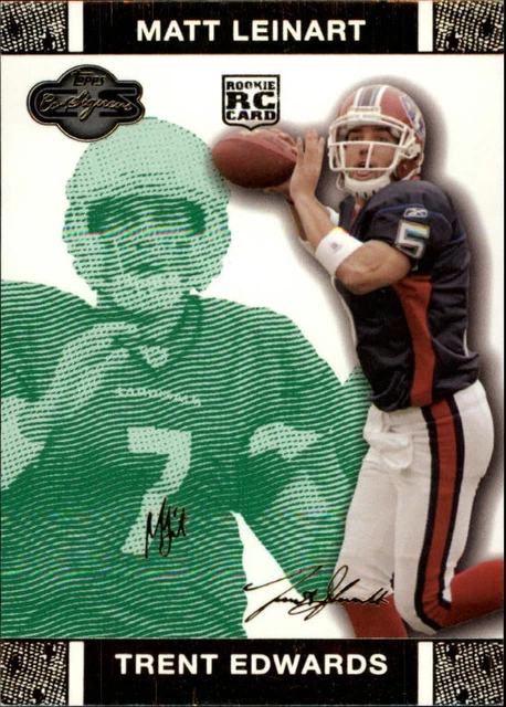 CARTE DE FOOTBALL 2007 Topps Co-Sign Ch Faces or vert #53B Trent ...