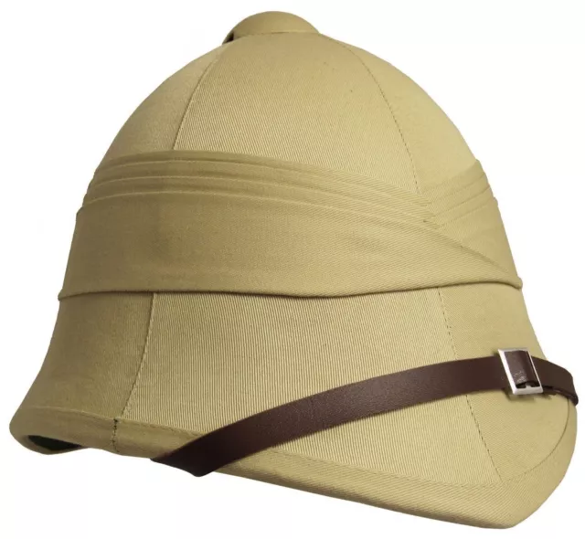 British Army Tropical Pith Helmet - Repro Explorer Rorke's Drift Colonial Hat