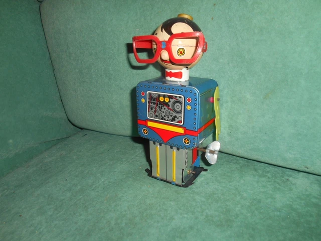 Space missile car jouet tole made in japan blue voiture ancienne metal vintage collection vieux jouet brocante - Collection