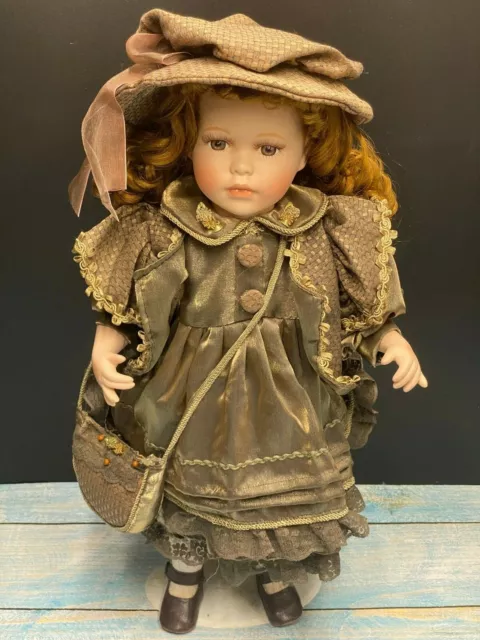 Gorgeous  Seymour Mann Connoisseur Collection Porcelain Doll 20" Victorian Style