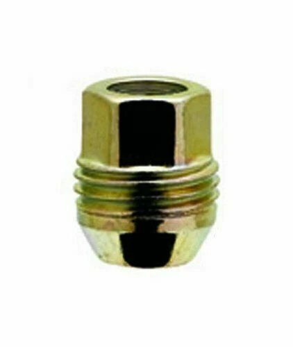 White Knight 2007S-4 Zinc Gold (3/4" Hex Size) Open End Dual Thread Lug Nut 4pcs