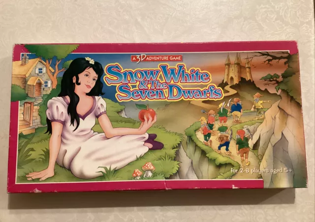 Vintage 1997 Snow White & The Seven Dwarves 3D Board Game John Napier