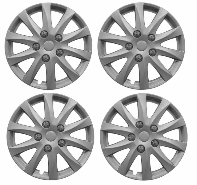 4x Wheel Trims Hub Caps 15" Covers fits Seat Ibiza Leon Toledo Alhambra Altea