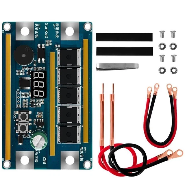Carte De Commande Numérique Pour Soudeuse à Points - Alimentation 18650 - 6V-15V - DIY