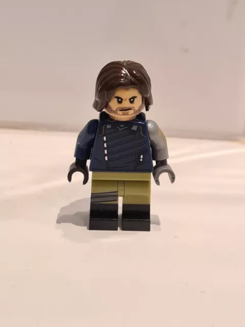 LEGO MARVEL WINTER Soldier Bucky Barnes White Wolf Infinity War