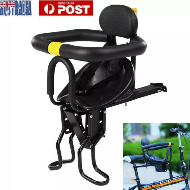 Bicycle Rear Baby Seat Bike Kids Front Safety Seat Carrier Handrail Foot Pedal