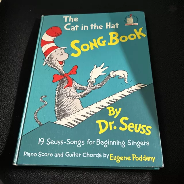 The cat in the hat song book 1967 couverture rigide par dr seuss