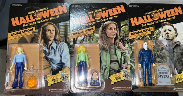 Fright Rags Halloween figures lot Michael Myers Laurie Strode Lynda