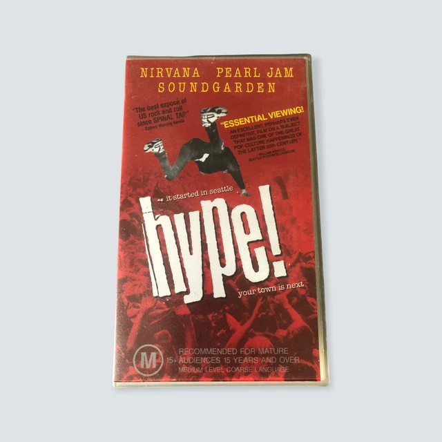 Hype Music VHS - GC/Nirvana/Pearl Jam/Soundgarden/Mudhoney/Alice In Chains 🐙