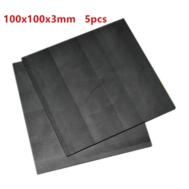 high pure graphite carbon sheet anode plate edm graphite 100x100x3mm 5pcs