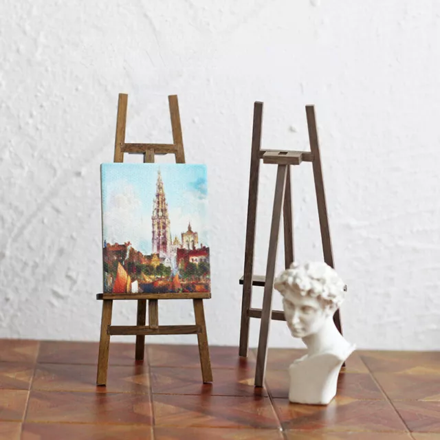 Handmade 1:12 Scale Dolls House Display Stand Wooden Miniatures Accessory Decor