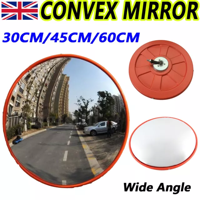 Convex Traffic Mirror 30/45/60cm Blind Spot Wide Angle Driveway Parking Workshop