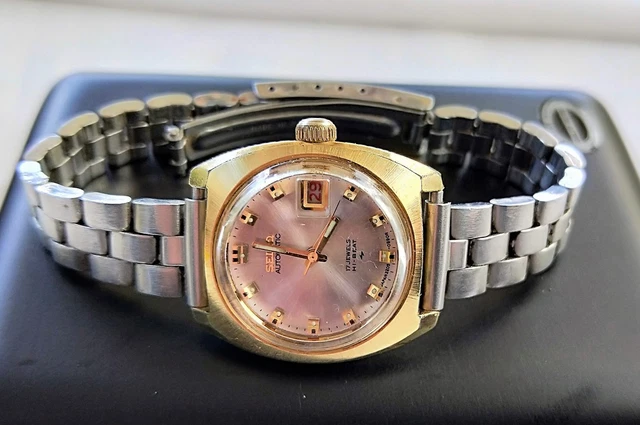 VINTAGE SEIKO SEA Lion LD-330 Ladies Automatic 17 Jewel High Beat