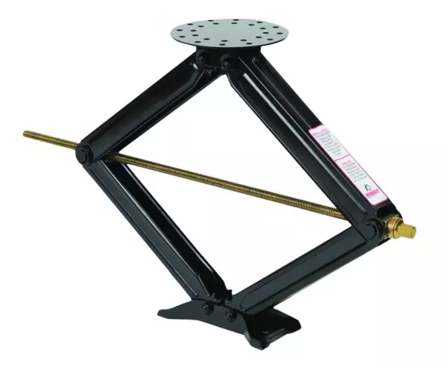 Husky Towing 88124 Stabilize RV Frame Man Rnd Support Plate 5K Wt Cap Scissor Ty