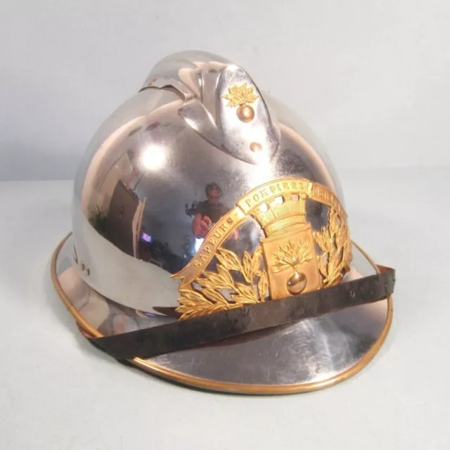 Casque D'officier Des Sapeurs Pompiers De La Ville De Cagnes Sapeurs-Pompiers Mo