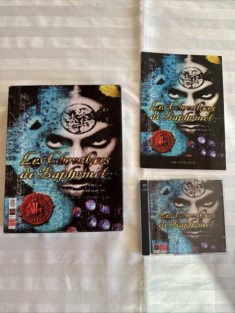 LES CHEVALIERS DE Baphomet Jeu PC CD-ROM Big Box en boite avec notice ...