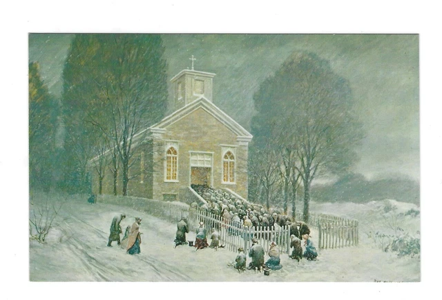 Vintage Postcard Old St Francis de Sales Church Bennington Vermont VT 25