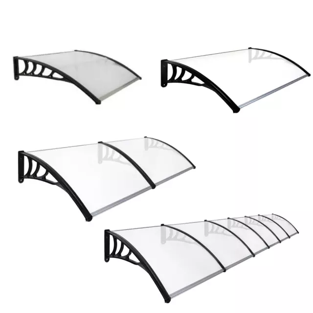 Elora Window Door Awning Outdoor Canopy Shelter Shield Rain Cover Patio1mX1.2-6m