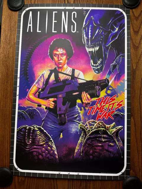 Tom Walker - Aliens Horror Sci-fi Movie Poster Art Print BNG | Mondo