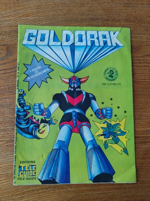 Goldorak - Télé-Guide N°32 - Bi-mensuel Avec 21 Autocollants Et Poster
