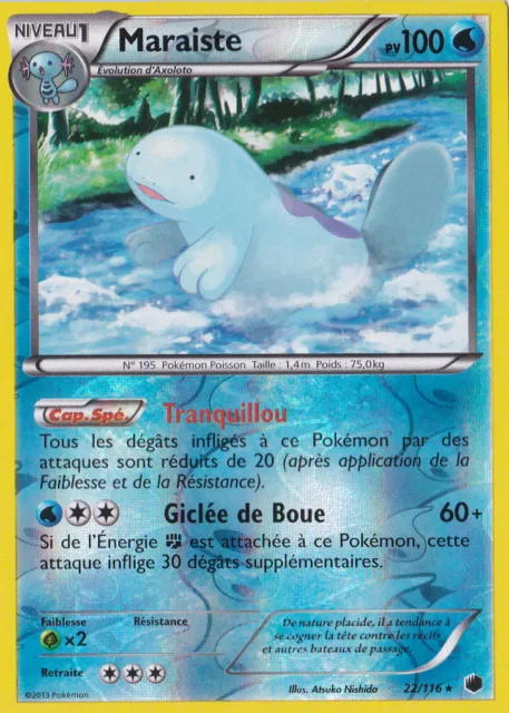 Reverse Maraist - N&B: Plasma Glaciation - 22/116 - French Pokemon Card