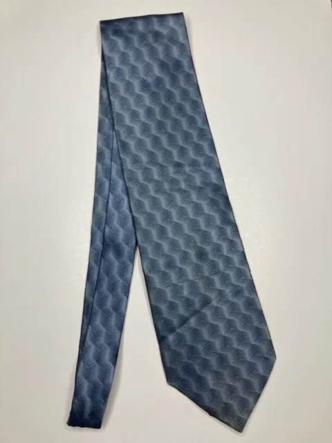 Perry Ellis Portfolio Mens Formal Necktie 59"Lx3.75"W Blue Neck Tie