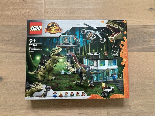 LEGO 76949 JURASSIC World: Giganotosaurus & Therizinosaurus Angriff NEU ...