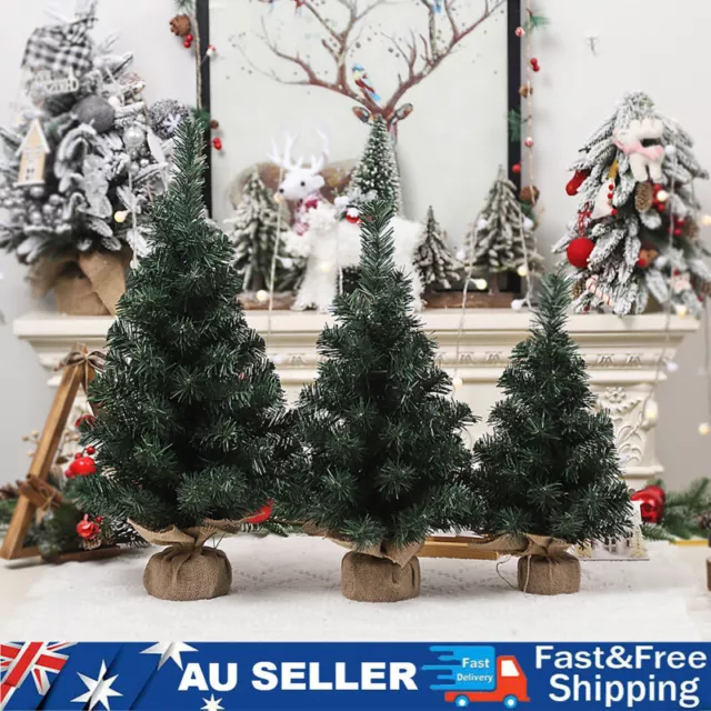 40-60cm Tabletop Artificial Small Mini Christmas Tree Xmas Table Desk Decoration