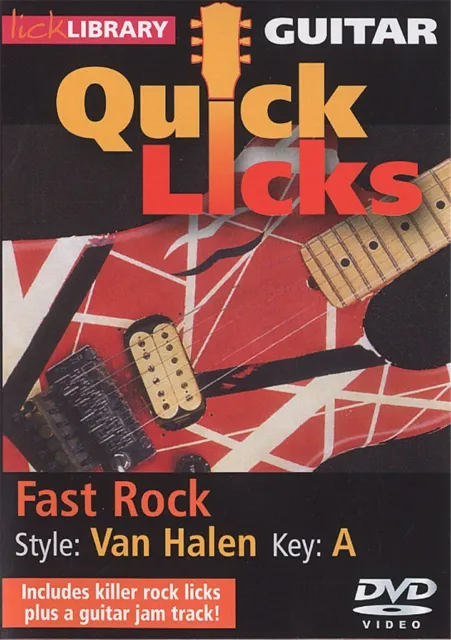 LICK LIBRARY Learn to Play QUICK LICKS VAN HALEN Fast Rock Riffs GUITAR DVD