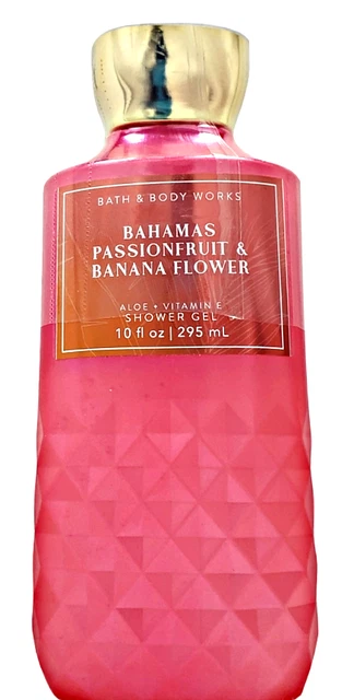 BAHAMAS PASSIONFRUIT BANANA FLOWER Shower Gel 10OZ New Bath & Body Works BAHAMAS PASSIONFRUIT BANANA FLOWER Shower Gel 10OZ New Bath & Body Works