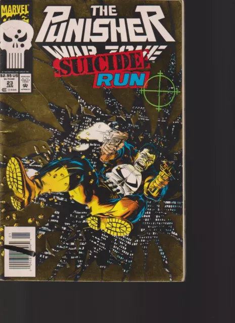 Marvel Comics The Punisher War Zone #23 Suicide Run Pt. 2 Jan 1994