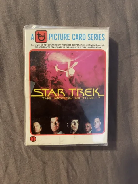 Complete Set Star Trek Topps Picture Cards 1979